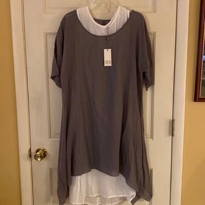 Kaktus 2 pc dress szL. Sort of a taupe color